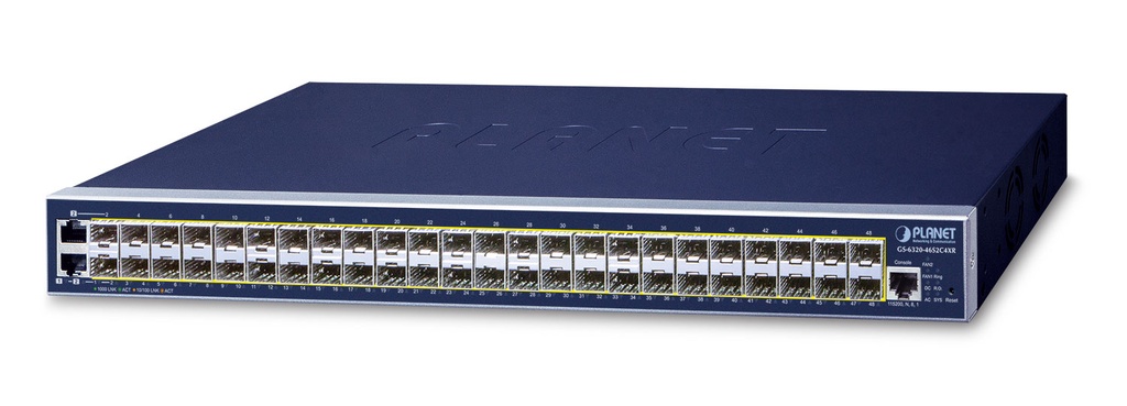 Excel/L3 46-Port 100/1000 Base-x SFP+2Port Gigabit