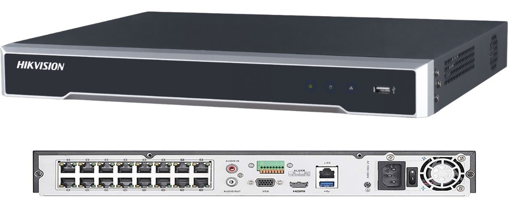 HikVision/16CH/1U/16/POE/4K/NVR