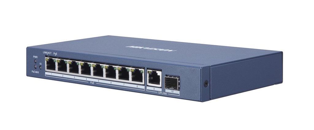 HikVision/8 Port/Gigabit Unmanaged/POE Switch