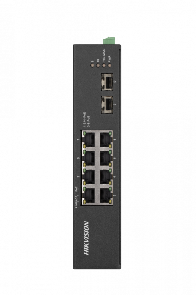 HikVision/Industrial Switch/8 Port Gigabit Unmanaged/Harsh POE Switch