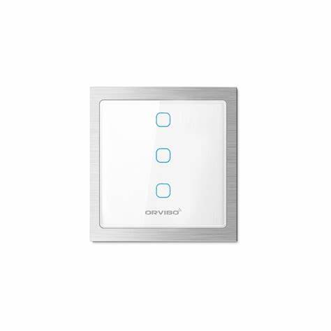 ORVIBO/Zigbee (ON/OFF) 3-Gang Switch, Glass Panel