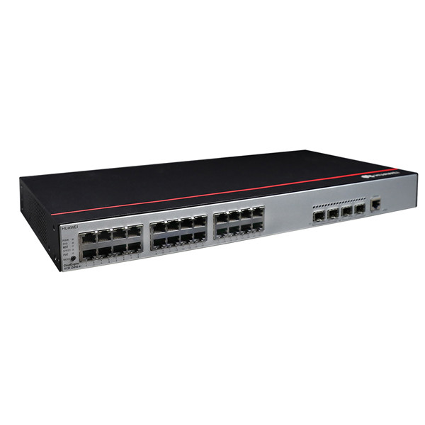 Huawei / Switch with 24-ports 10/100/1000BASE-T, 4-ports GE SFP, PoE+, 1 AC power fixed