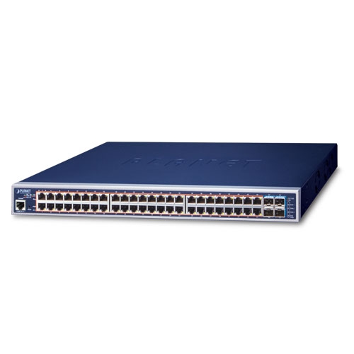 L3 48-Port/(10/100/1000T)/802.3at PoE + 4-Port 10G SFP+/Managed Switch