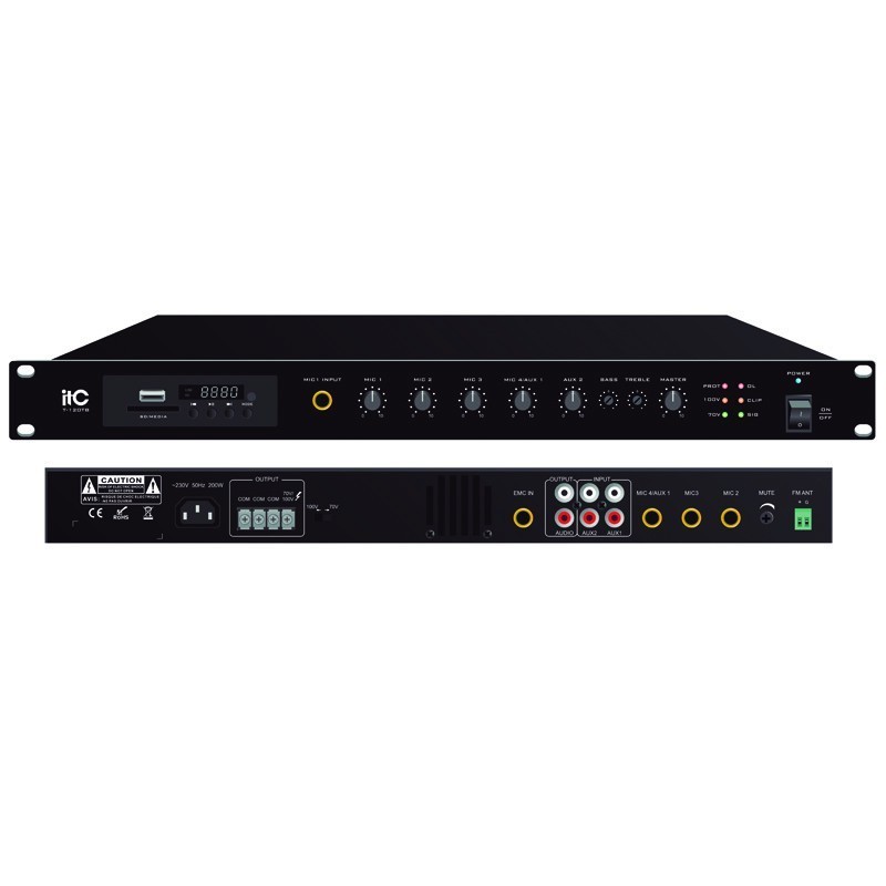 ITC/Class-D Mixer Amplifier/240W,With MP3/TUNER/BLUETOOTH