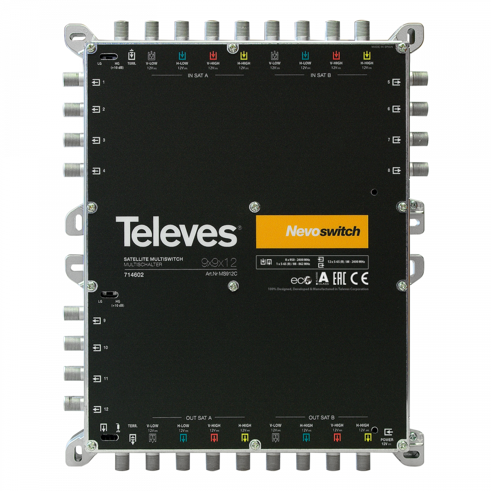 Multi Switch 9x9x12/Televes