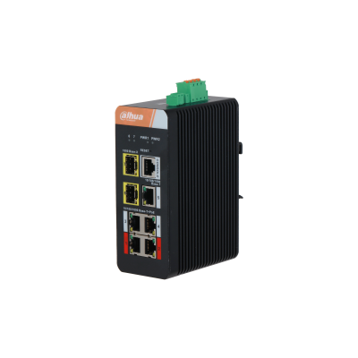 Dahua/7-port Gigabit Industrial Switch with 4-port PoE/MOI Approved