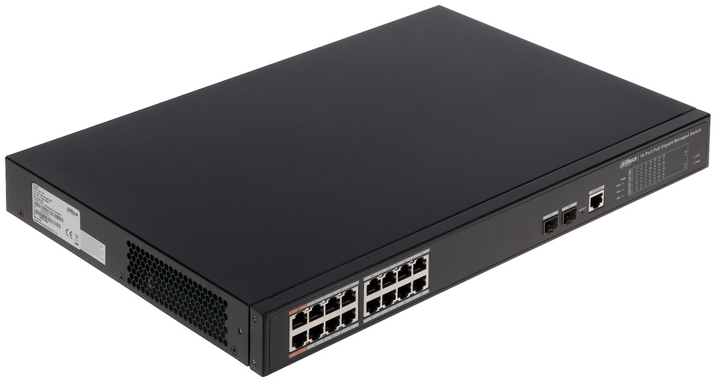 Dahua/Dahua 16-Port PoE Gigabit Managed Switch/MOI Approved