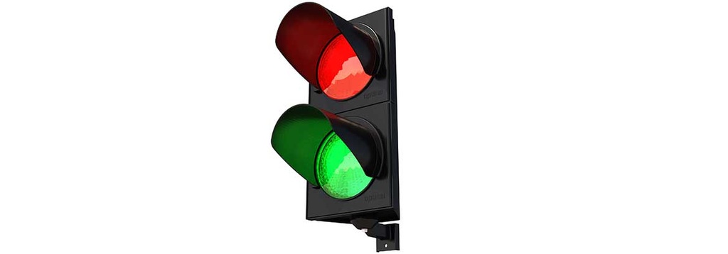 OPTIMA/Red/Green Traffic Lights With Steel Pole