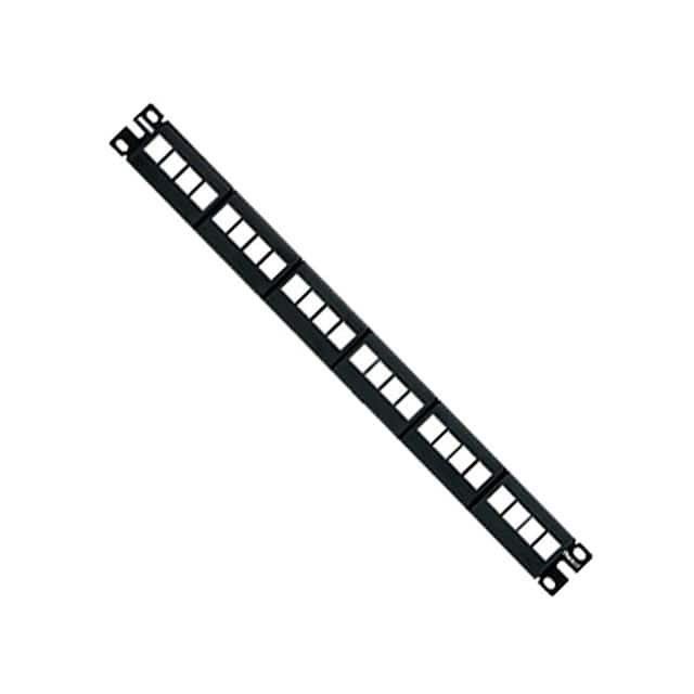 Panduit/Keystone 24-Port Modular Patch Panel  (1 RU).