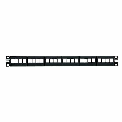 Panduit/Keystone 24-Port Modular Patch Panel  (1 RU).