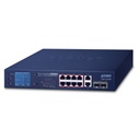 Plannet/8 Port/(10/100/1000T)/8Port/FULL POE/2 Port SFP