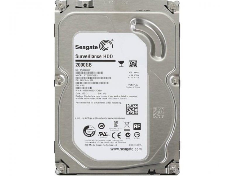 Seagate/Hard Disk 2TB