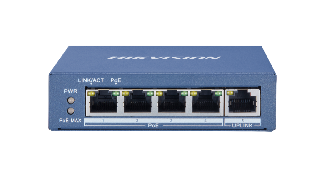 HikVision/4 Port Gigabit Unmanaged POE Switch