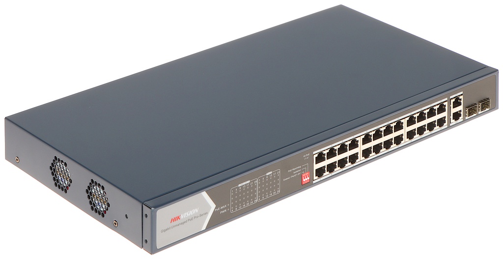 HikVision/24 Port/Gigabit Unmanaged/POE Switch