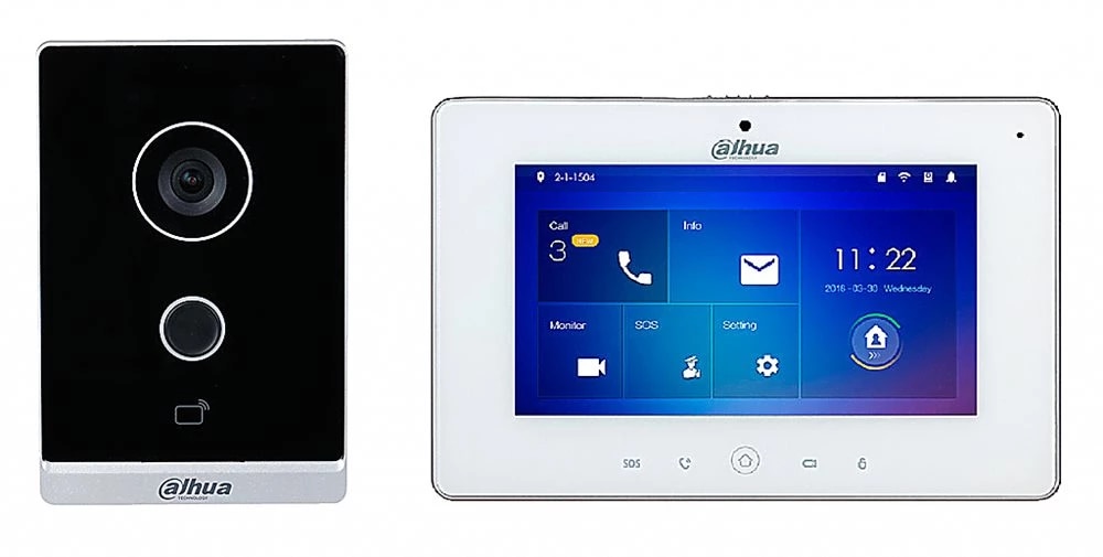 Dahua/IP Villa Wi-Fi Door Station & Wi-Fi Indoor Monitor