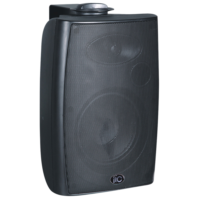 ITC/5&quot;/1.5&quot;/Two way wall mount speaker, 3.75W-7.5W, black