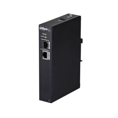Dahua/1-Port Ethernet Switch (Unmanaged)2-layer industrial level Ethernet media converter/MOI Approved