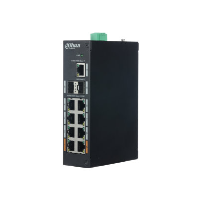 Dahua/11-Port Unmanaged Desktop Switch with 8-Port PoE/MOI Approved