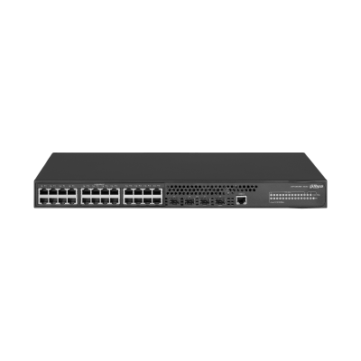 Dahua/24X RJ-45 10/100/1000 Mbps Ethernet Ports 4 × SFP 100 Mbps/1 Gbps optical ports/MOI Approved