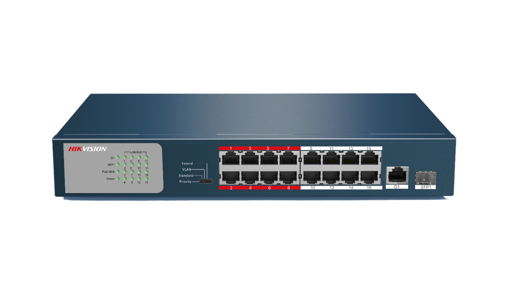 Hikvision/Switch 16 Port/MOI