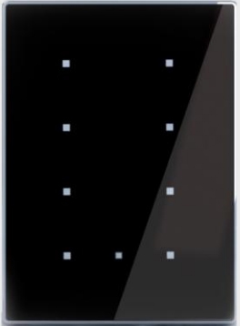 Luna Touch Panel Black - TIS