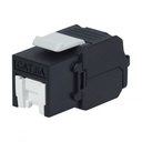 EXCEL/90 DEGREE CAT6 UTP KEYSTONE JACK/BLACK