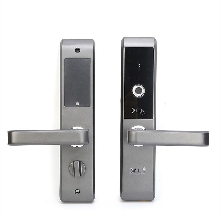 TUYA/Digital Wifi Anti Theft Door lock(Silver)