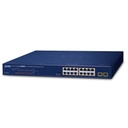 Plannet/16 Port Switch/(10/100/1000)/(GSW-1820HP)/Full POE/Gigabyte/(Unmanaged)