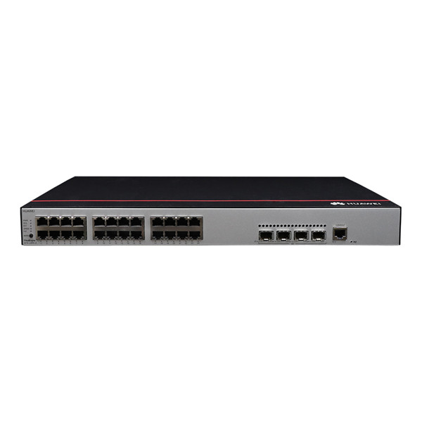 Huawei / Switch with 24-ports 10/100/1000BASE-T, 4-ports GE SFP, PoE+, 1 AC power fixed