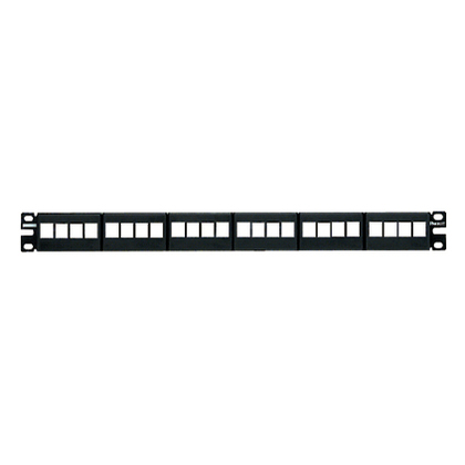 Panduit/Keystone 24-Port Modular Patch Panel  (1 RU).