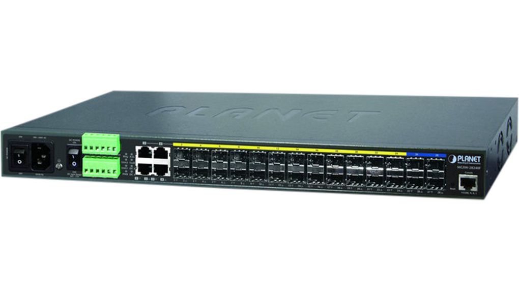 Fiber Switch/24-PORT/L3 14-Port/(100/1G)/SFP with 4 shared 10/100/1000T + 10-Port 1G/2.5G SFP + 4-Port 10G SFP+/Metro Ethernet Switch