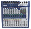 Soundcraft/Analog 12-Channel Mixer with Onboard Effects