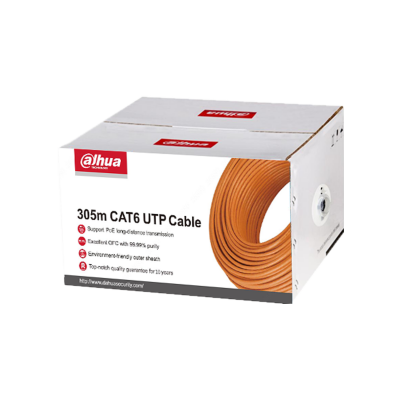 [PFM920I-6U-C] Dahua/UTP/CAT6 Cable/Full Copper/305m