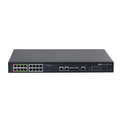 [DH-LR2218-16ET-240] Dahua/18-Port Managed Switch with 8-Port ePoE/MOI Approved