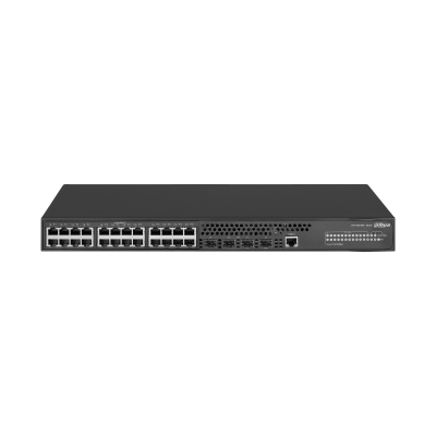 [AS4300-24GT4GF] Dahua/24X RJ-45 10/100/1000 Mbps Ethernet Ports 4 × SFP 100 Mbps/1 Gbps optical ports/MOI Approved