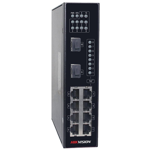 [DS-3T0310P] Hikvision/Industrial Switch/8Port