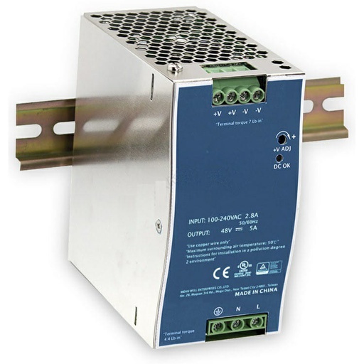[EDP-240-48B] Dahua/Power Supply For Industrial Switch.