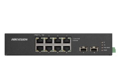 [DS-3T0510HP-E/HS] HikVision/Industrial Switch/8 Port Gigabit Unmanaged/Harsh POE Switch